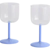 HAY Wijnglas Tint Wine Glass Clear And Jade Light Blue (Set van 2) Online