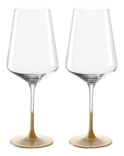 Wijnglas Leonardo Puccini Gold 560ml (Set van 2)