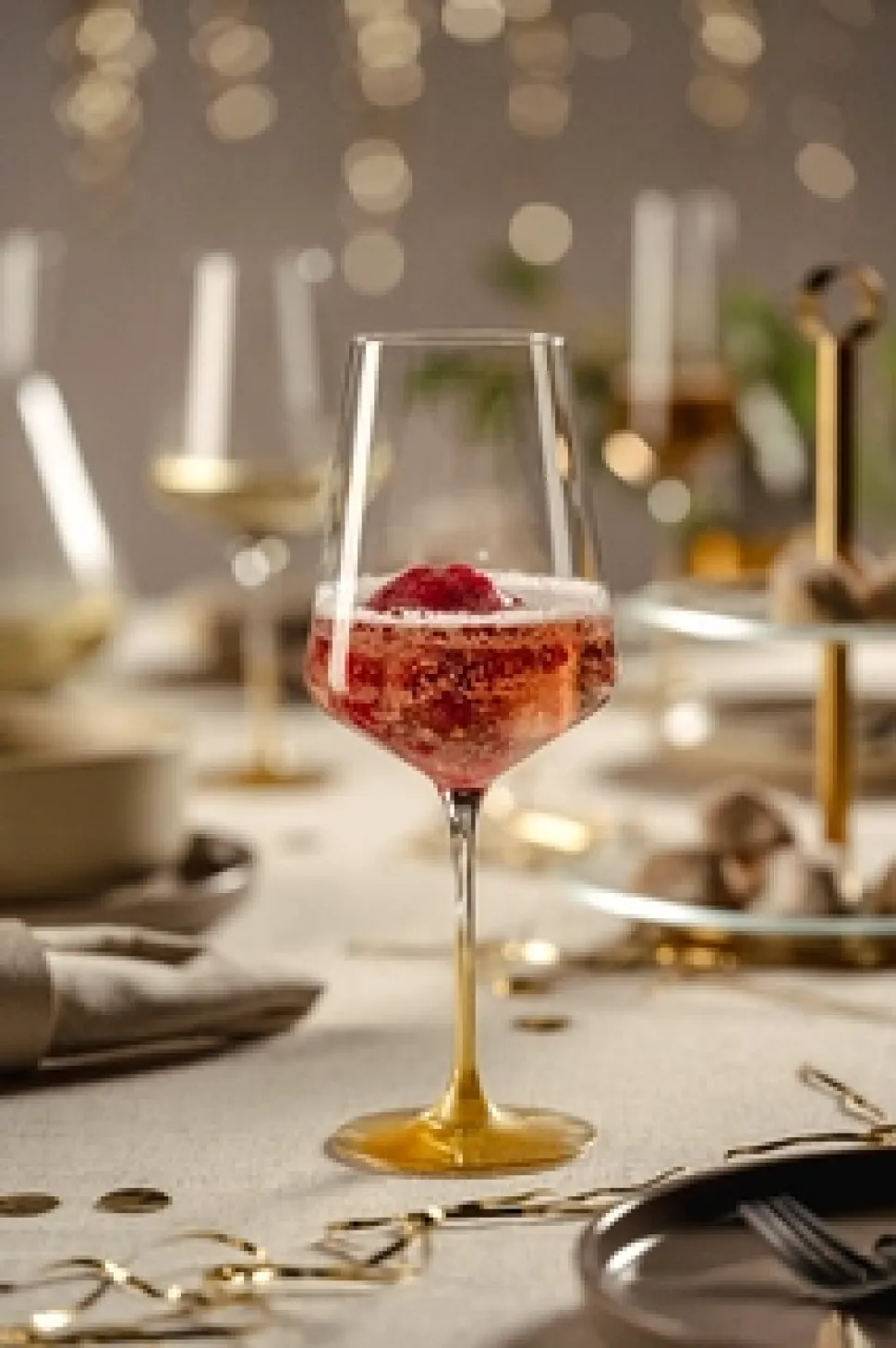 Wijnglas Leonardo Puccini Gold 560ml (Set van 2)