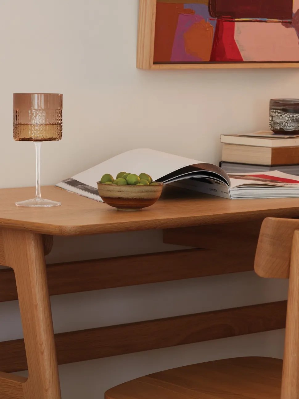 Wijnglas L.S.A. Wicker Brown/Mocha 320 ml (Set van 2)