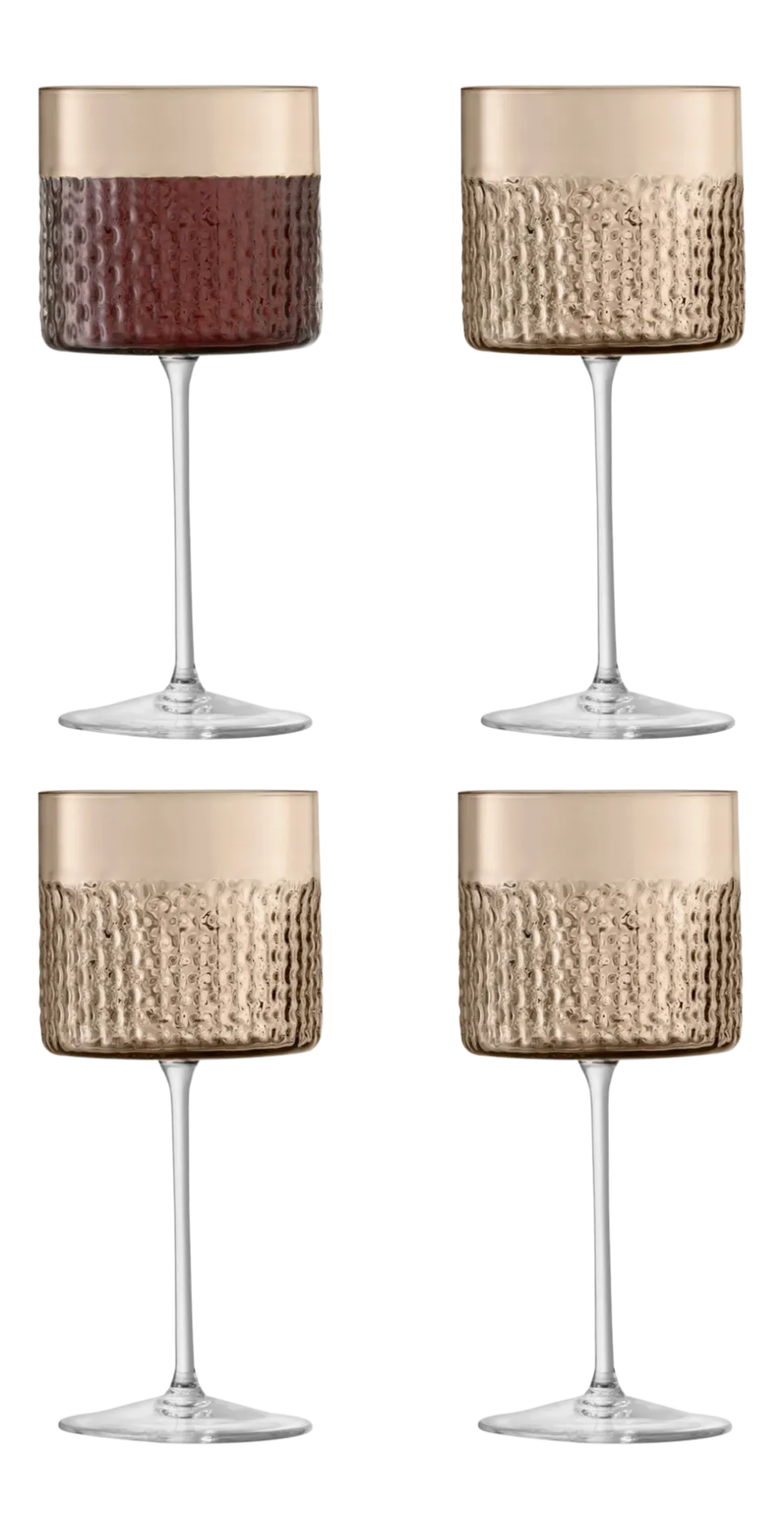 Wijnglas L.S.A. Wicker Brown/Mocha 320 ml (Set van 2)