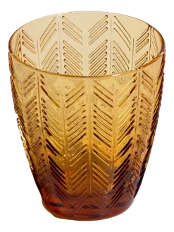 Missoni Wijnglas Zig Zag Amber 290 ml (Set van 6)