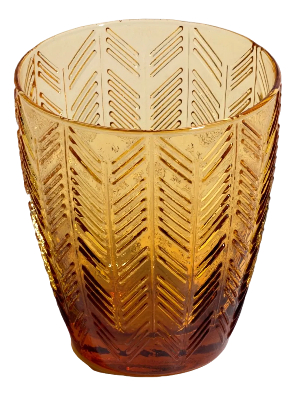 Missoni Wijnglas Zig Zag Amber 290 ml (Set van 6)