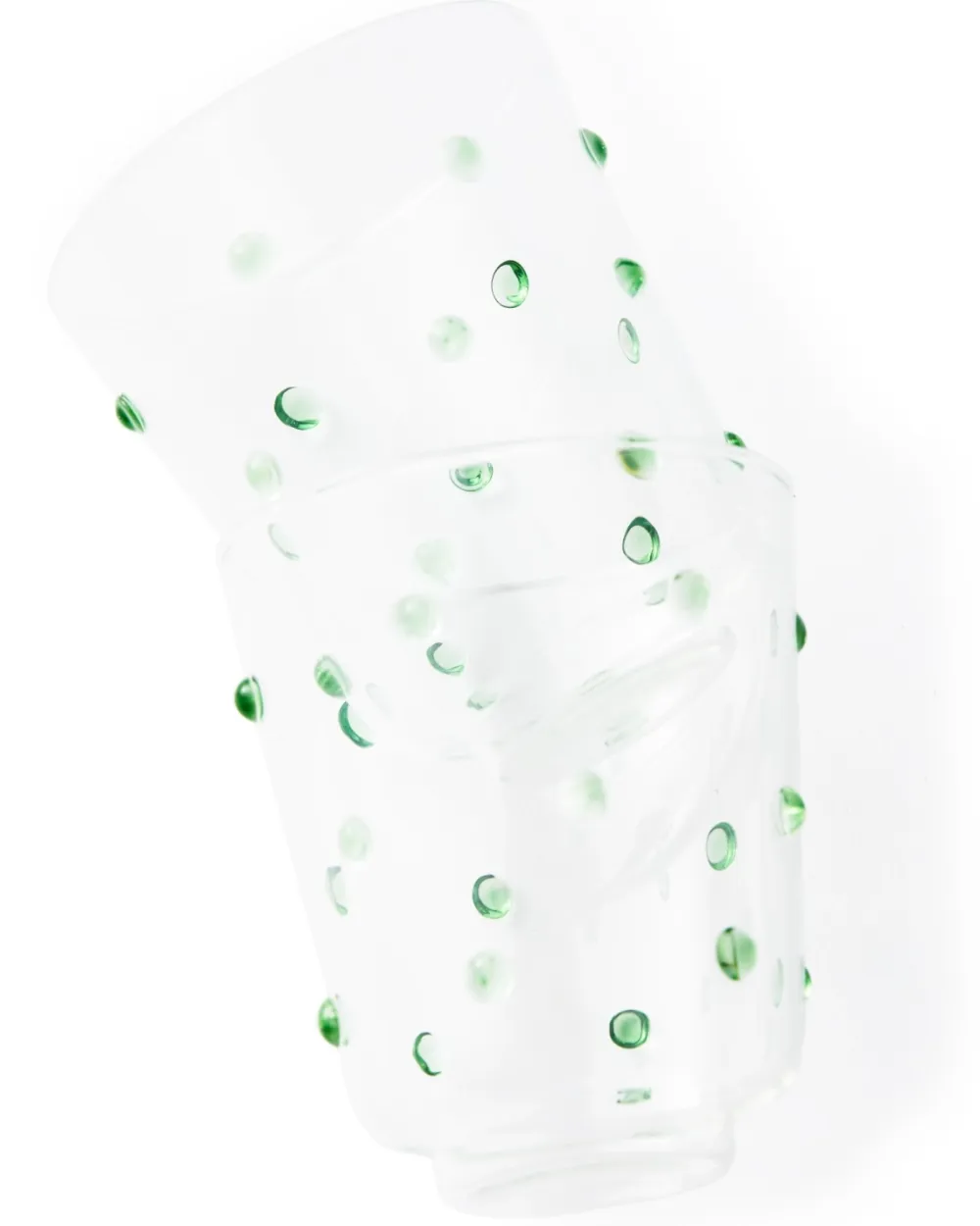 POLSPOTTEN Wijnglas Nob Green (Set van 2) Clearance