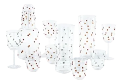 POLSPOTTEN Wijnglas Nob Green (Set van 2) Clearance