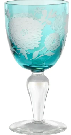 POLSPOTTEN Wijnglas Peony Multi (Set van 6)