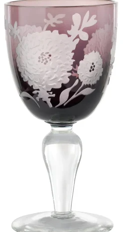 POLSPOTTEN Wijnglas Peony Multi (Set van 6)