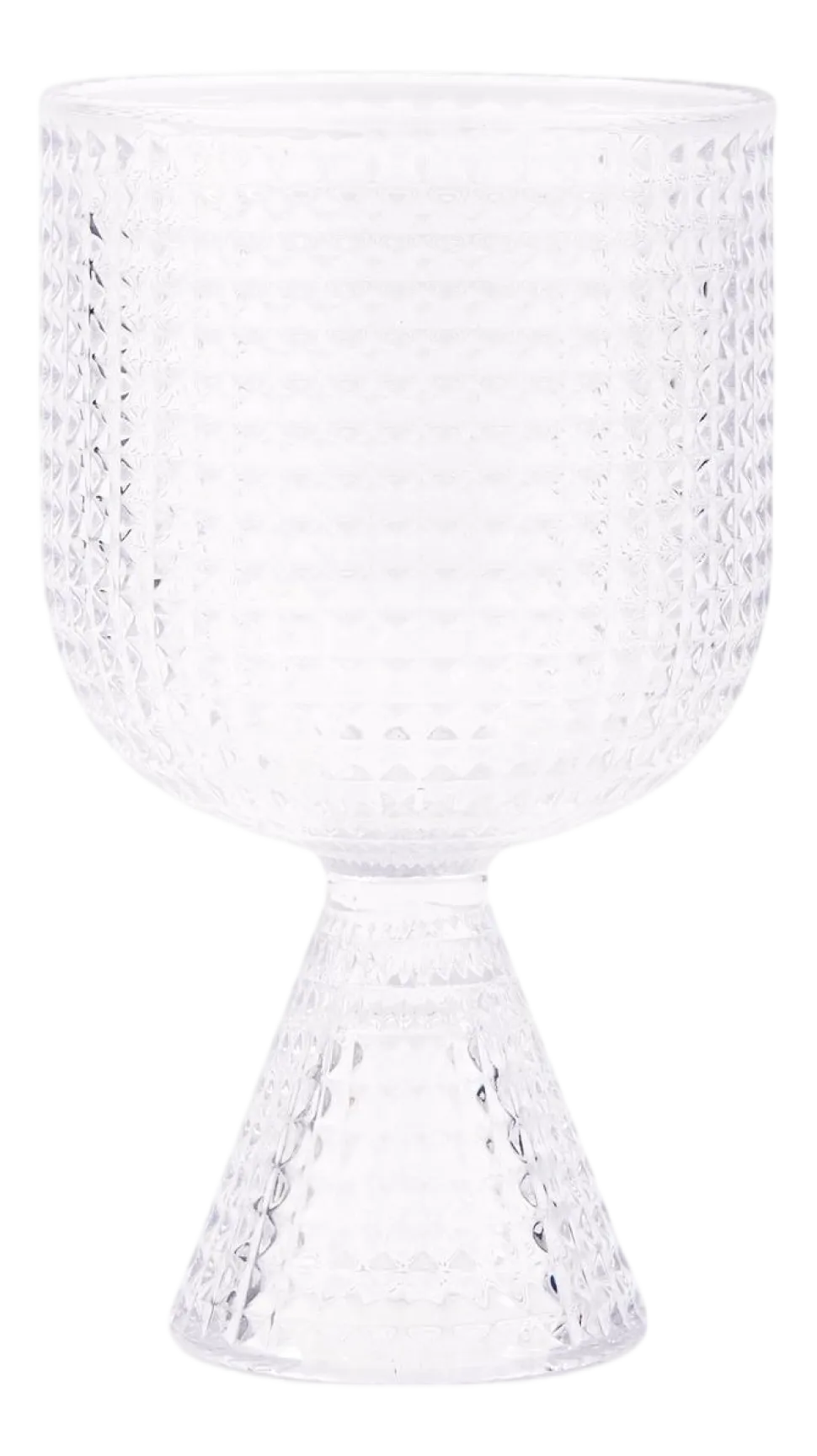 Wijnglas POLSPOTTEN Rooftop Transparent (Set van 4)