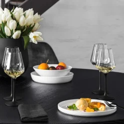 Wijnglas Villeroy & Boch Manufacture Rock Transparant 120 ml (4-delig)