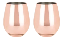 Viski Wijnglas Stemless Copper 532 ml (Set van 2) Online