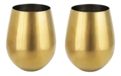 Viski Wijnglas Stemless Gold 532 ml (Set van 2) Best