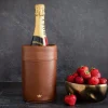 Wijnkoeler Dutchdeluxes Leather Vintage Cognac
