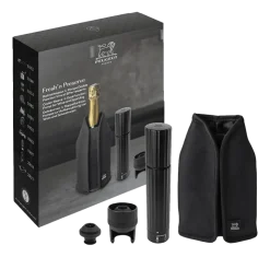 Wijnkoeler & Pomp Peugeot Frizz Preserve Zwart
