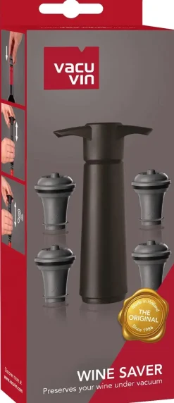 Wijnpomp Vacu Vin Vacuum Wine Saver (5-delig)