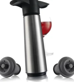 Vacuvin Wijnpomp Vacu Vin Wine Saver Stainless Steel (3-Delig) Sale