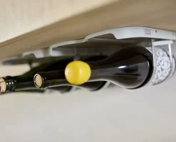 Joseph Joseph Wijnrek Cradle Under-Shelf Folding Wine Bottle Storage Light Stone Outlet