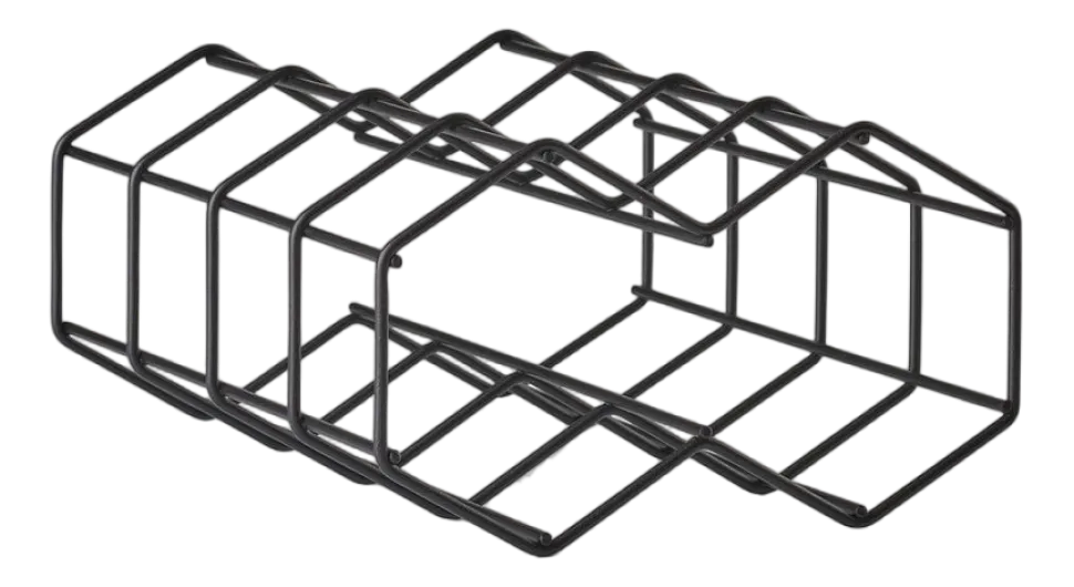 Wijnrek Zone Denmark Rocks Black 19,5 cm