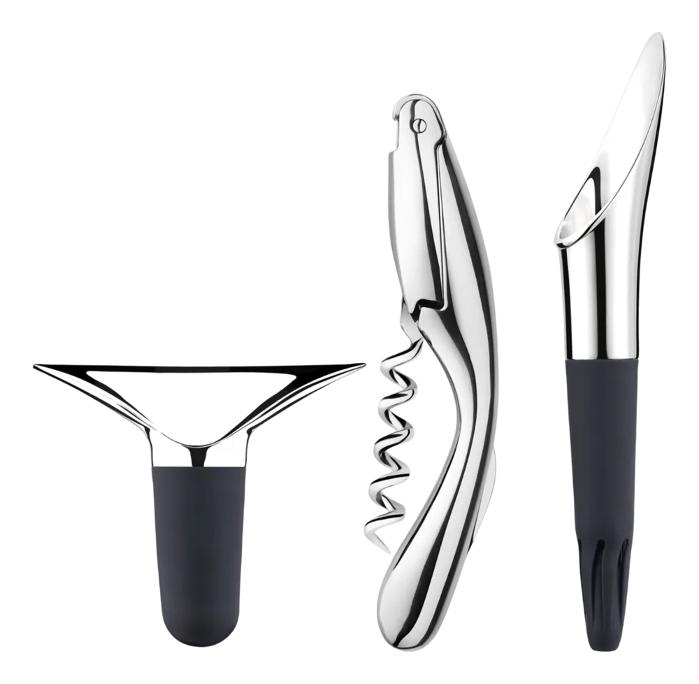 Georg Jensen Wijnset Wine & Bar Silicone (3-Delig) Clearance