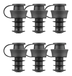 Coravin Wijnstop Pivot Zwart (Set van 6) Clearance