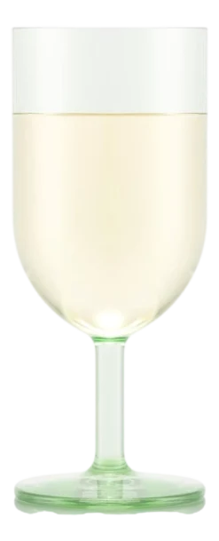 Witte Wijnglas Bodum Oktett Kunststof Pistache 230 ml (Set van 4)