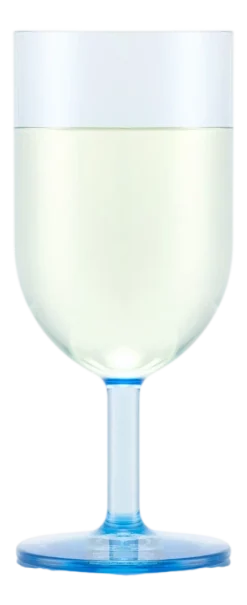 Witte Wijnglas Bodum Oktett Kunststof Blue Moon 230 ml (Set van 4)