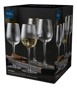 Witte Wijnglas Lyngby Palermo Clear 300 ml (Set van 4)