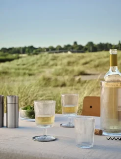 Witte Wijnglas Stelton Pilastro Clear 180 ml (Set van 4)