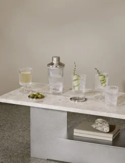 Witte Wijnglas Stelton Pilastro Clear 180 ml (Set van 4)