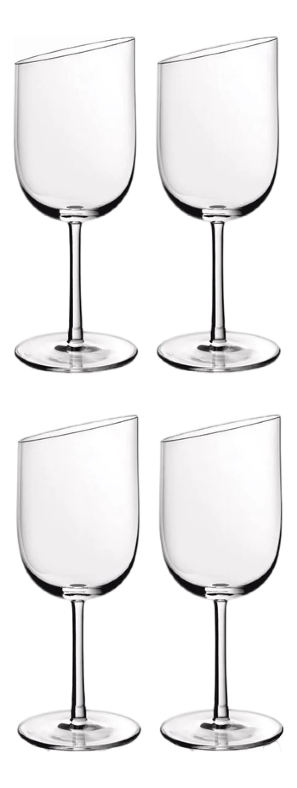 Witte Wijnglas Villeroy & Boch NewMoon 300 ml (Set van 4)
