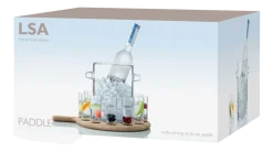 L.S.A. Wodkaset Paddle met Serveerplank en Ijsemmer (13-delig) Clearance
