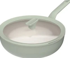 Wok BergHOFF Leo Recycled Balance met Deksel Antikleef 28 cm Sage