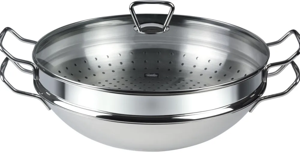 Fissler Wok Nanjing 35 cm Stoominzet Discount