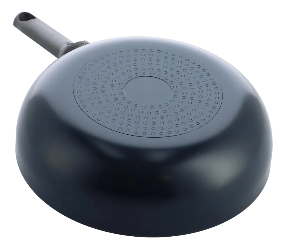 Wokpan BK Enjoy Met Keramische Antikleeflaag Met Deksel 28 cm