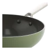 BK Wokpan Sublime Olive Green Met Keramische Antikleeflaag 28 cm Hot