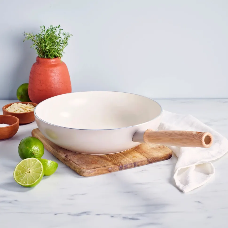 Wokpan Greenchef Nordics Met Keramische Antikleeflaag 28 cm