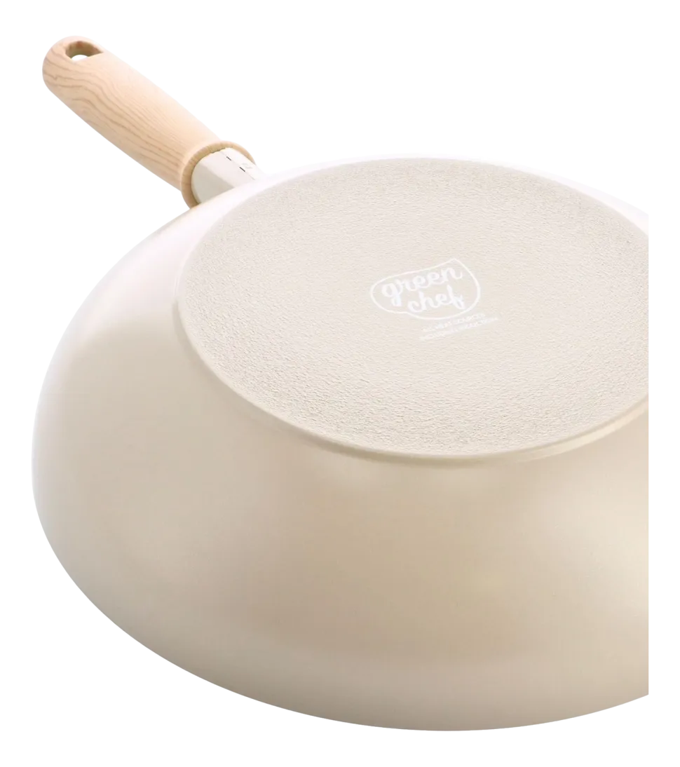 Wokpan Greenchef Nordics Met Keramische Antikleeflaag 28 cm