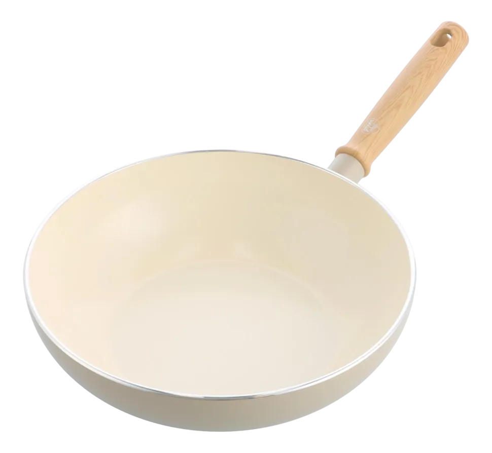 Wokpan Greenchef Nordics Met Keramische Antikleeflaag 28 cm