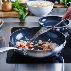 Wokpan Greenpan Geneva Met Keramische Antikleeflaag 28 cm