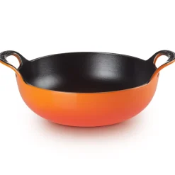 Le Creuset Wokpan Balti Oranjerood 24 cm New