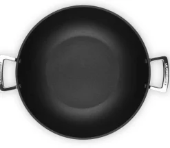 Wokpan Le Creuset Les Forgées Zwart 32 cm
