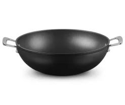 Wokpan Le Creuset Les Forgées Zwart 32 cm