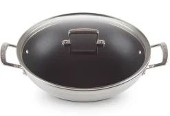 Wokpan Le Creuset Magnetik RVS 30 cm