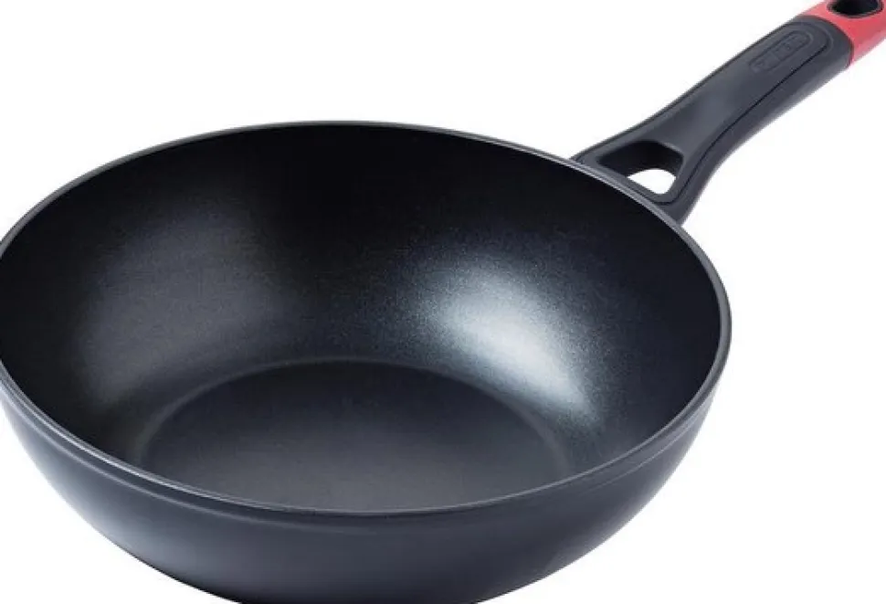 Wokpan Pyrex Optima Zwart 28 cm