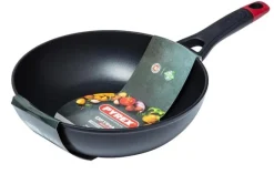 Wokpan Pyrex Optima Zwart 28 cm