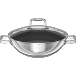 Wokpan Rösle Moments 28 cm Zilver