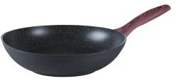 Wokpan Sambonet Rock'N'Rose Black 28 cm