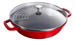 Staub Wokpan Kers 30 cm