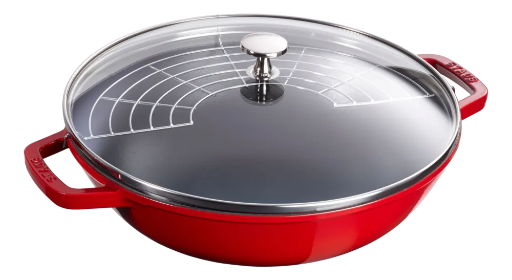 Staub Wokpan Kers 30 cm