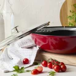 Staub Wokpan Kers 30 cm