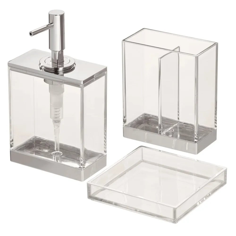 iDesign Zeepdispenser Clarity (3-Delig)